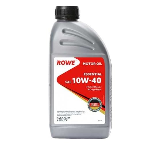 Моторное масло для легкового транспорта Rowe ESSENTIAL SAE 10W-40 20259-177-2A 1