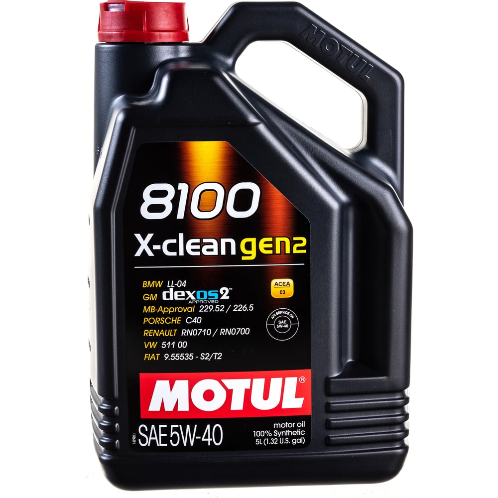 Моторное масло 8100 X-clean GEN2 5W40 5 л MOTUL 109762