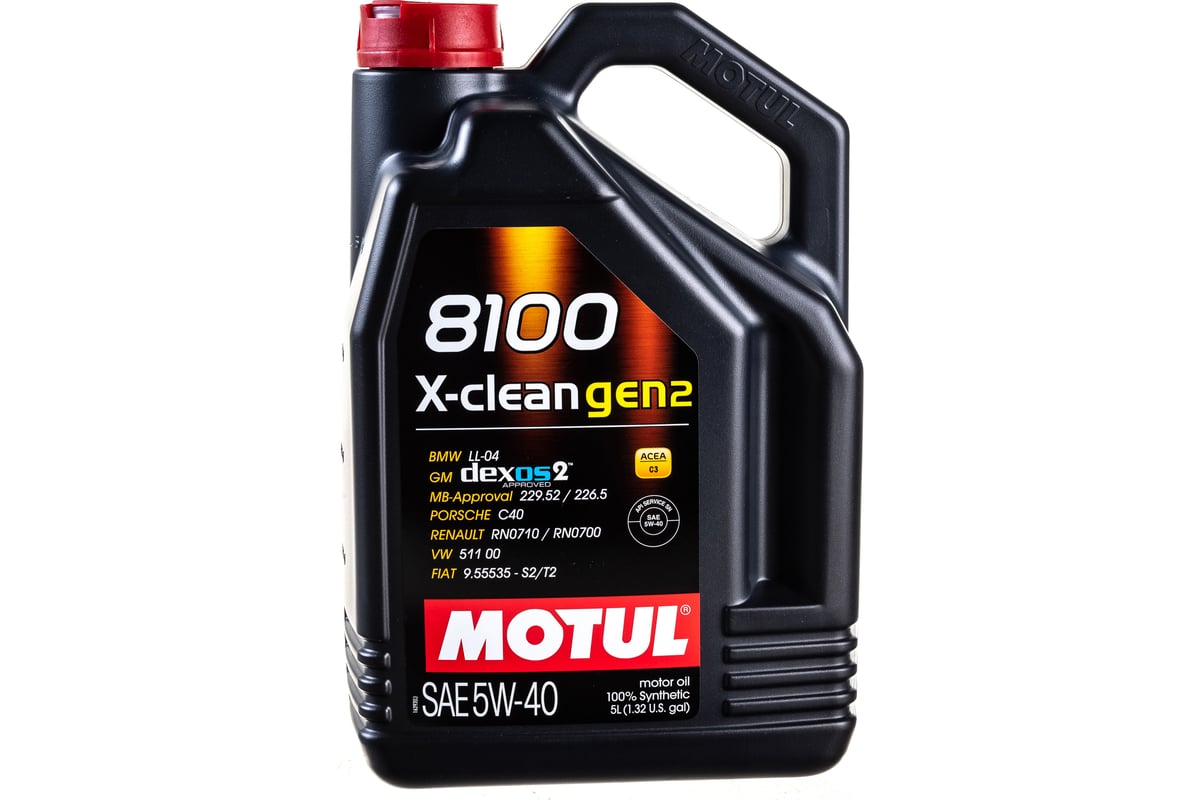 Моторное масло 8100 X-clean GEN2 5W40 5 л MOTUL 109762