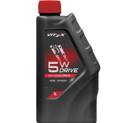 Всесезонное полусинтетическое вилочное масло VITEX Drive Fork oil 5W v350101