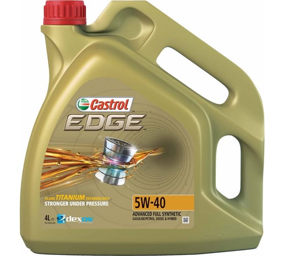 Масло моторное для легковых автомобилей EDGE 5w40 A3/B4 4 л Castrol 15BA5D