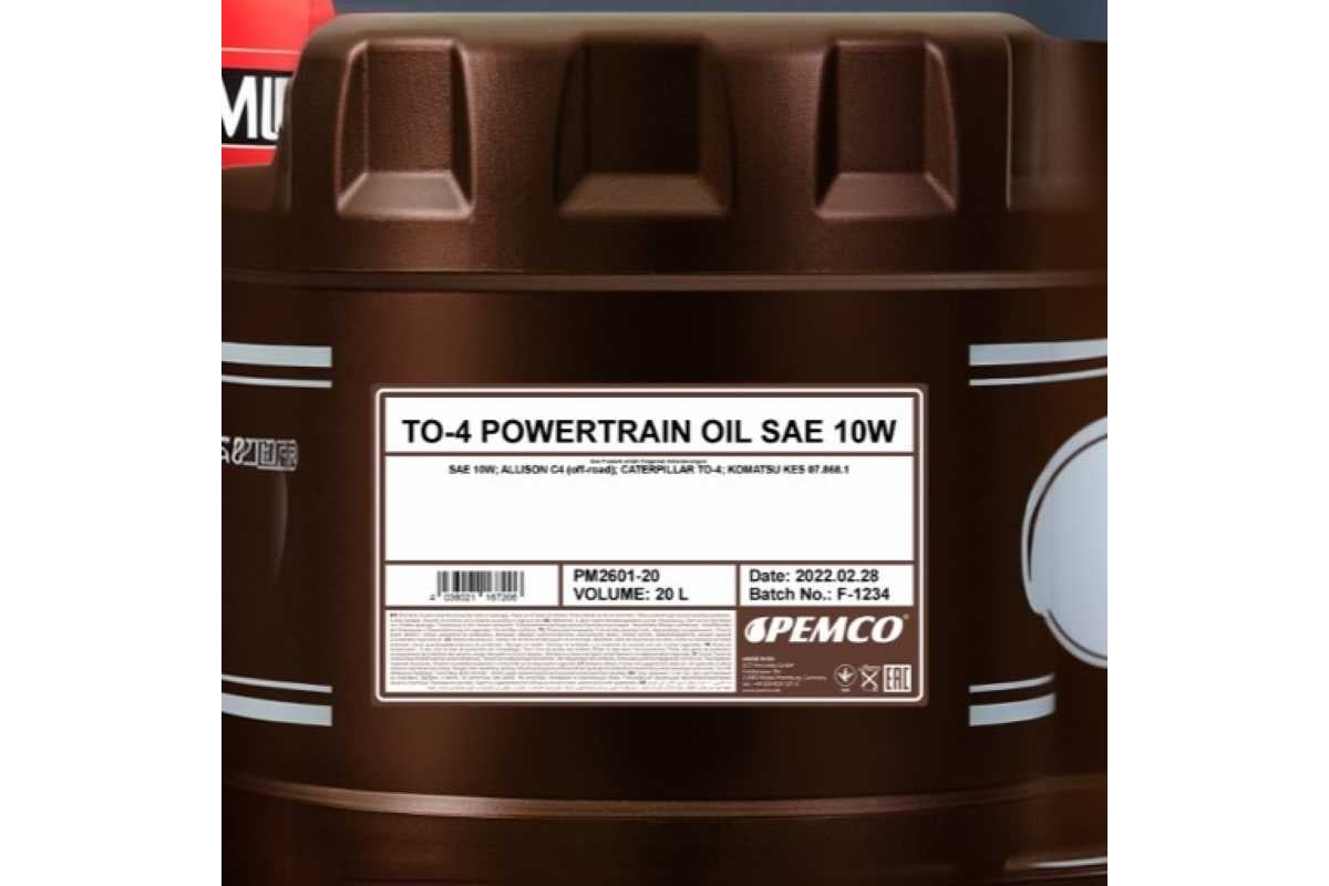 Масло PEMCO iMATIC TO4 Powertrain Oil SAE 10W 20л PM260220 выгодная
