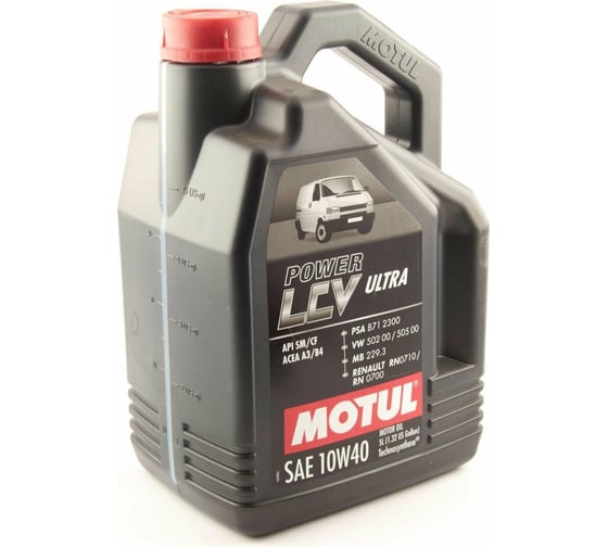 Моторное масло Power LCV Ultra 10W40 5 л  MOTUL 106156 1