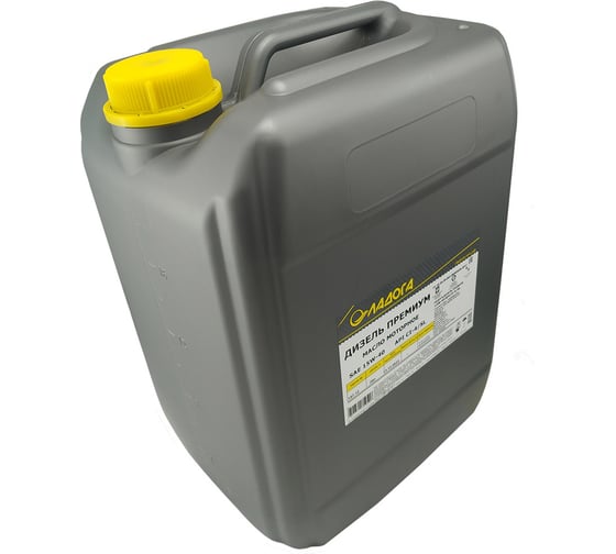 Масло моторное ЛАДОГА ДИЗЕЛЬ ПРЕМИУМ 15W-40 CI-4/SL (канистра 20л /18кг) LMM_15W40_CI_SL_18