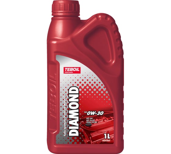 Моторное масло TEBOIL Diamond 0W-30 Канистра 1л, TZK, вес нетто 0,838кг 3568086