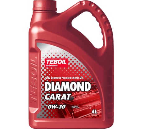 Моторное масло TEBOIL Diamond Carat 0W-30 Канистра 4л, TZK, вес нетто 3,36кг 3568099