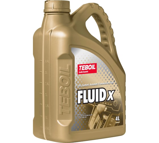 Трансмиссионное масло TEBOIL Fluid X Канистра 4л (TZK) 3566888
