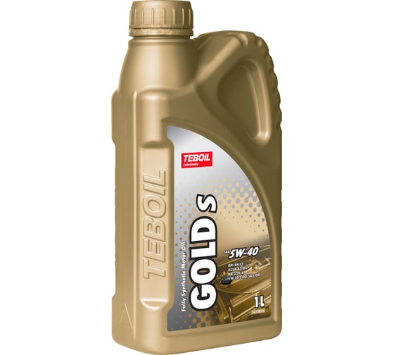 Масло моторное TEBOIL Gold S 5W-40 Канистра 1л (TZK) 3468028