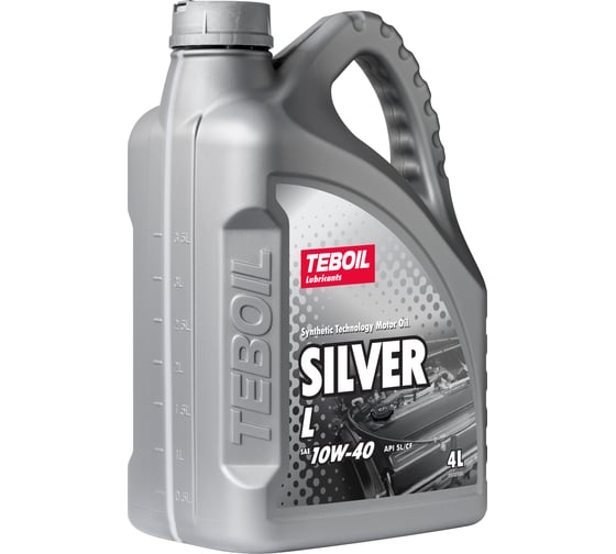 Масло моторное TEBOIL Silver L 10W-40 Канистра 4л ((TZK) Вес нетто 3,45кг 3599680