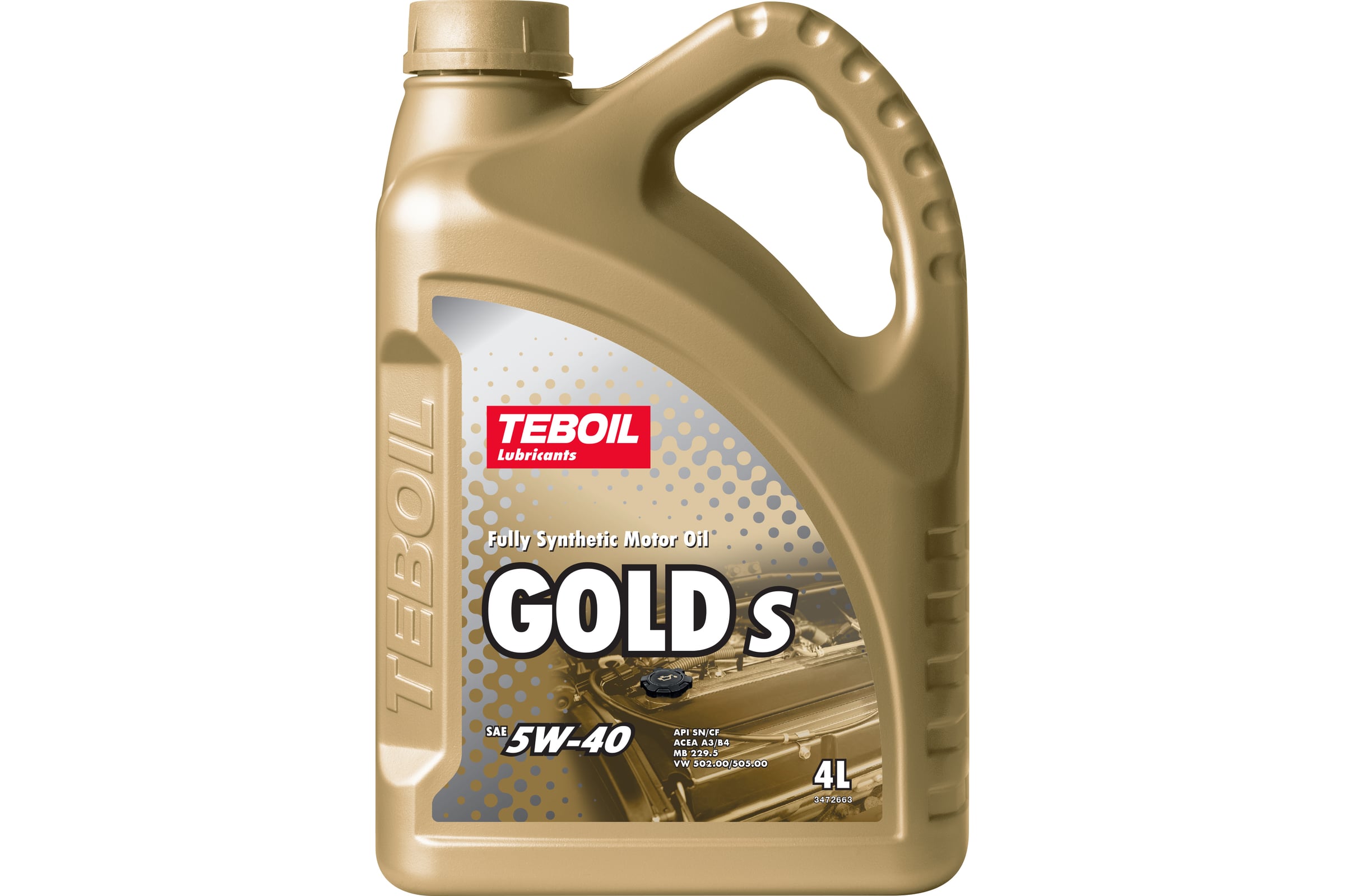 Масло моторное TEBOIL Gold S 5W-40 Канистра 4л (TZK) 3468033