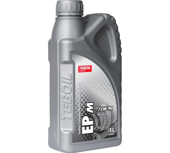 Трансмиссионное масло TEBOIL EP M 75w-90 Канистра 1л (ТZK) Вес нетто 0,84 кг 3566900