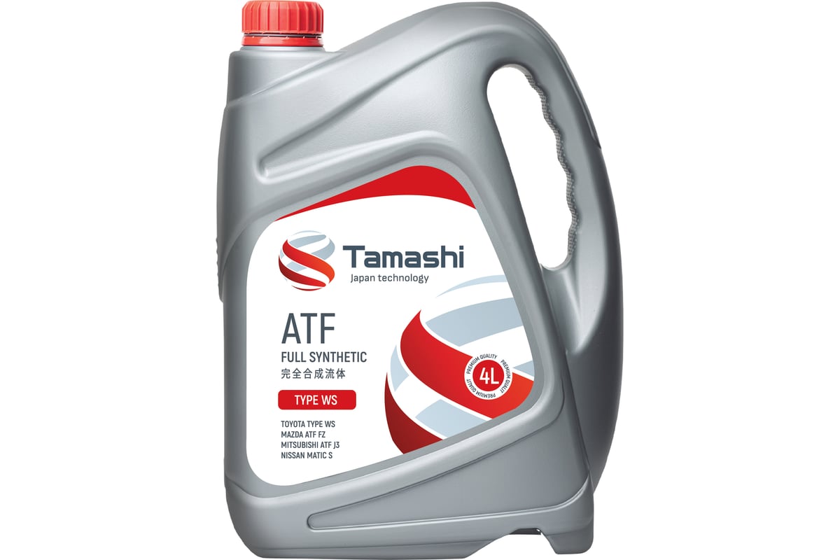 Масло трансмиссионное Tamashi 4л ATF TYPE WS (Toyota TYPE WS/Mazda ATF ...
