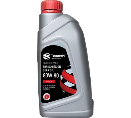 Масло трансмиссионное Tamashi минеральное 1л SAE 80W-90, API GL-5 80W90T151