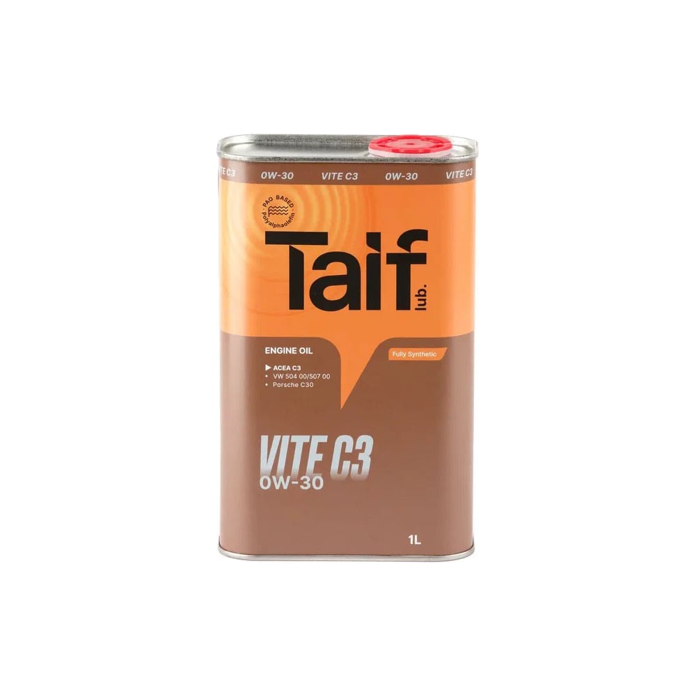 Автомобильное масло TAIF VITE 0W-30 SN, C3, 1 л 211194 - выгодная цена ...