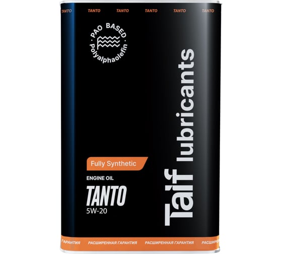 Автомобильное масло TAIF TANTO 5W-20 SN, GF-5, 4 л 211038