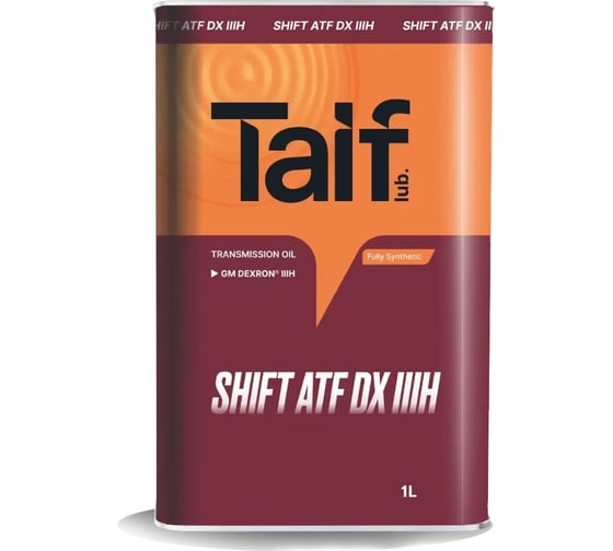 Автомобильное масло TAIF SHIFT ATF DX III H, 1 л 214009 1