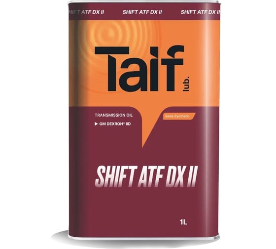 Автомобильное масло TAIF SHIFT ATF DX II, 1 л 214001