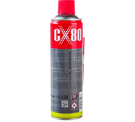 Смазка водостойкая проникающая CX80 500ML 407