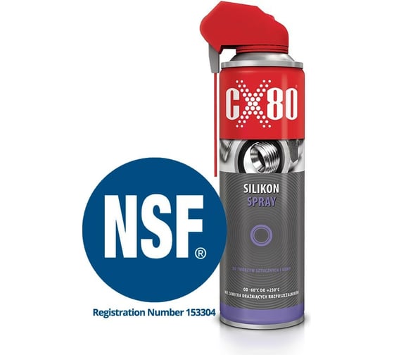 Смазка силиконовая CX80 500ML DUO SPRAY 367