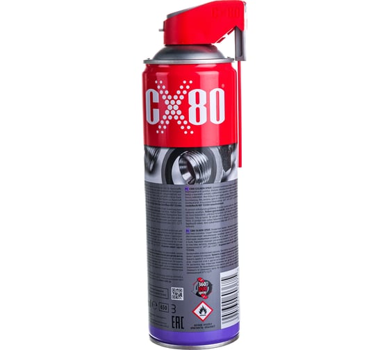 Смазка силиконовая CX80 500ML DUO SPRAY 367
