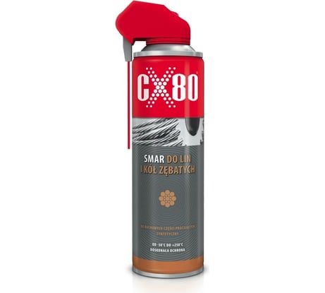 Смазка сухая для тросов и зубчатых передач CX80 500ML DUO SPRAY 411
