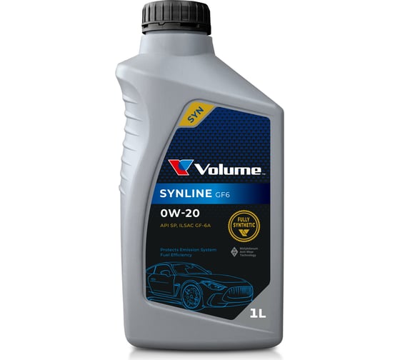 Моторное масло VOLUME SynLine GF6 0W-20 1л VL72455
