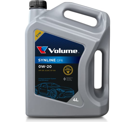 Моторное масло VOLUME SynLine GF6 0W-20 4л VL72456 1