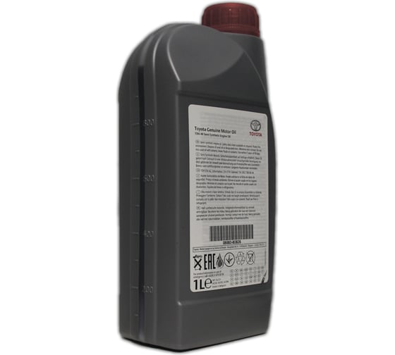 Моторное масло TOYOTA SEMI SYNTHETIC 10W40, 1 л, Бельгия 08880-80826
