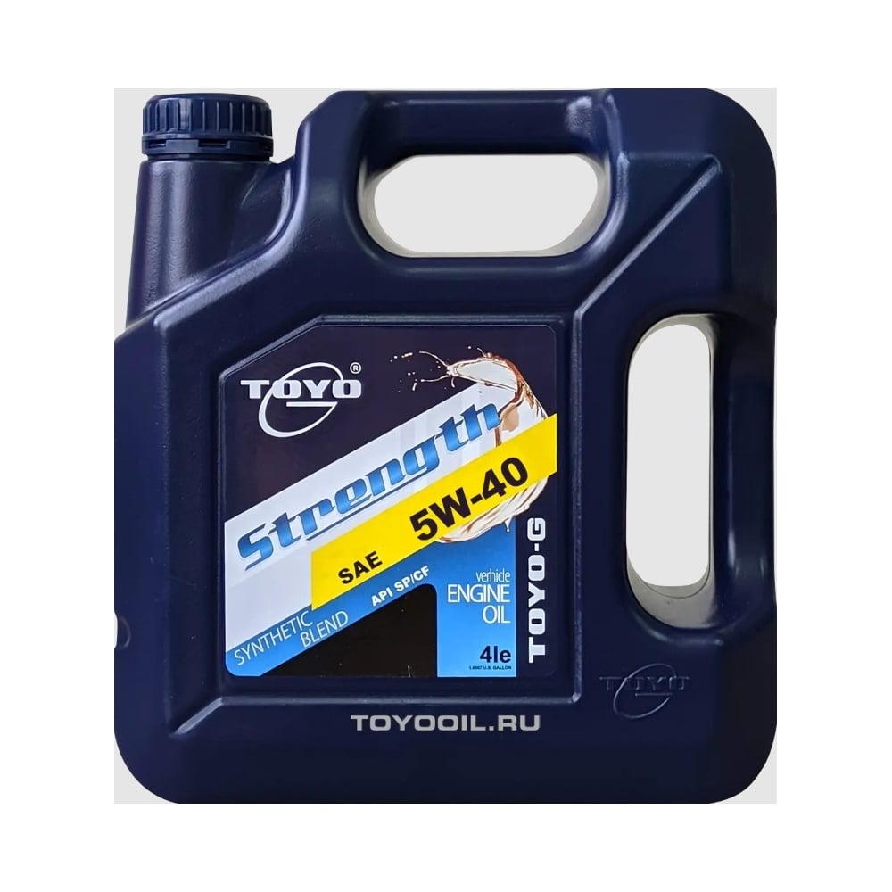 Автомобильное масло Toyo G Strength SAE 5W-40 API SP/CF, 4 л ...