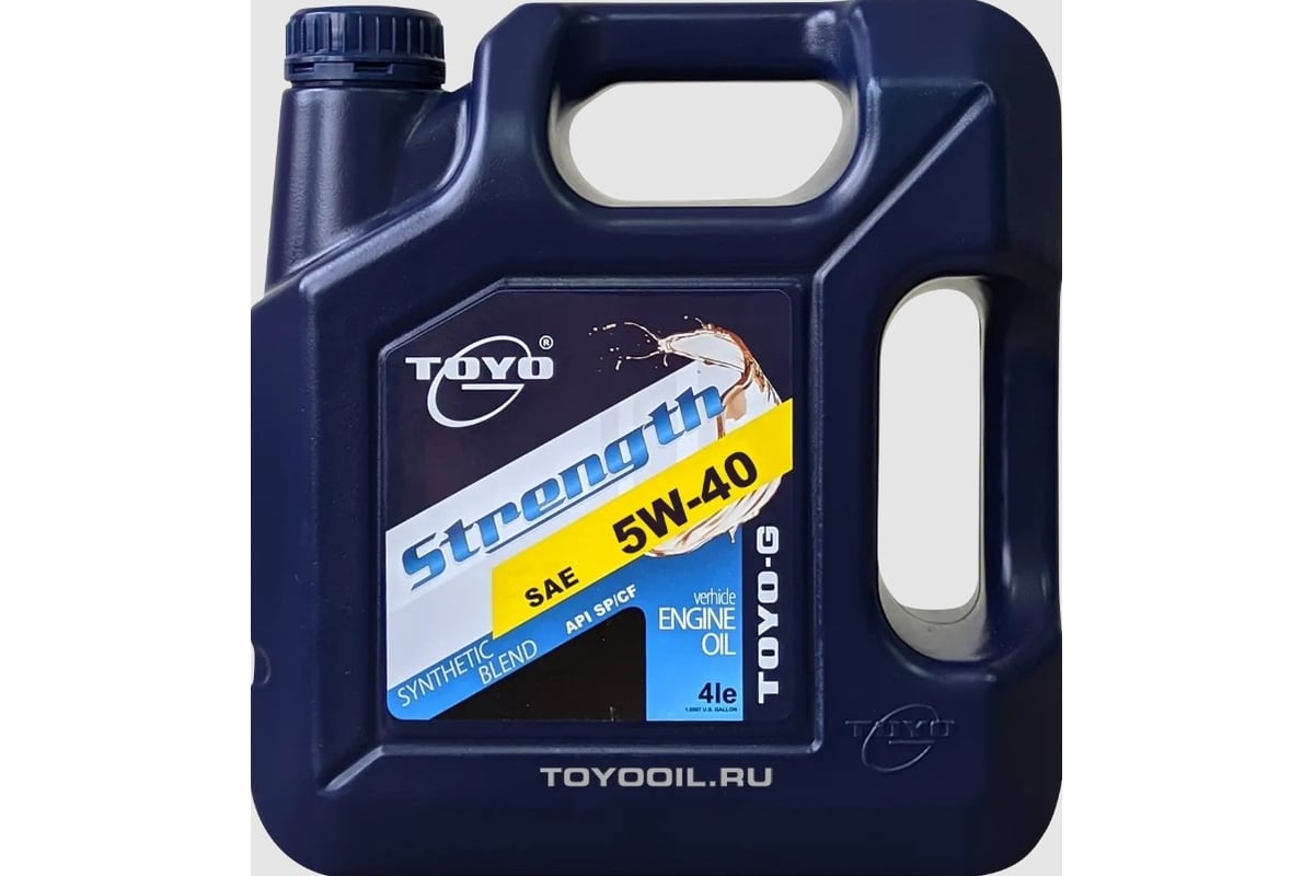 Автомобильное масло Toyo G Strength SAE 5W-40 API SP/CF, 4 л ...