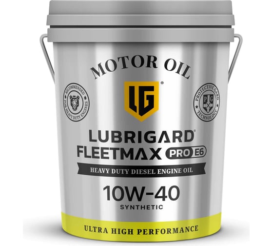 Моторное масло для дизельных двигателей LUBRIGARD FLEETMAX PRO E6 10W-40 LGPFME61040CPL19 1