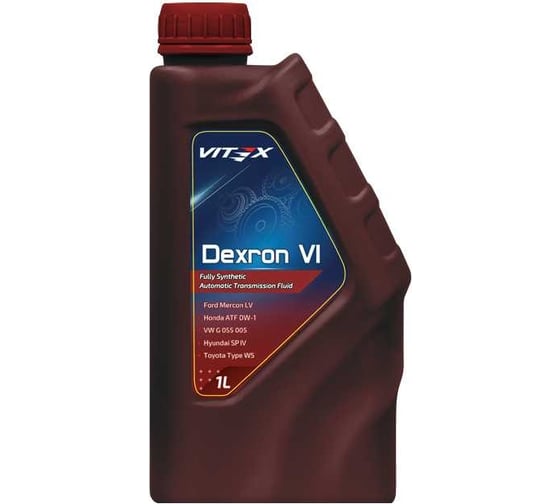 Масло для автоматических трансмиссий VITEX ATF Dexron 6 20 л v341206 1