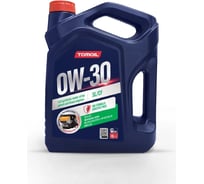 Моторное масло TOMOIL Engine Oil 0W-30 SN/CF, канистра 4 л 7100001560
