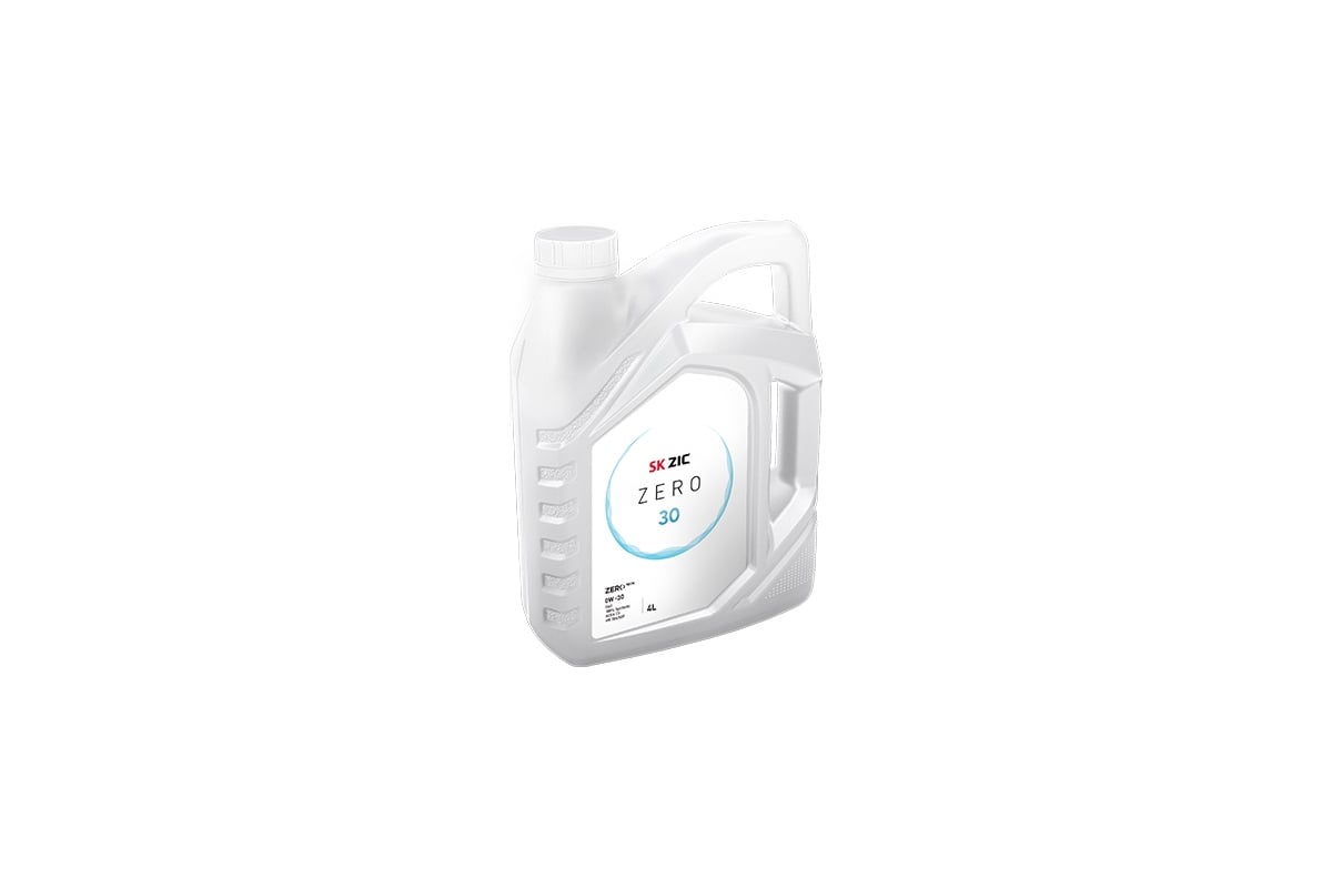 Масло синтетическое ZIC ZERO 30 (4 л; 0w-30; SN) SK Lubricants162676 ...