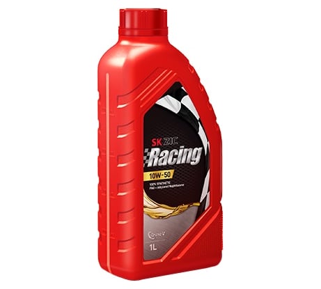 Масло моторное синтетическое ZIC RACING (1 л; 10W-50) SK Lubricants 131046