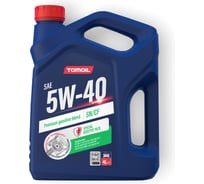 Моторное масло TOMOIL Engine Oil 5W-40 SN/CF, канистра 4 л 7100000362