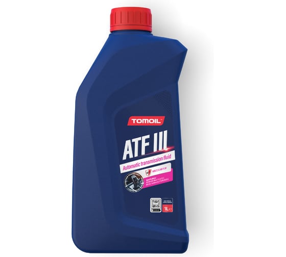Трансмиссионное масло TOMOIL Transmission Fluid ATF III, канистра 1 л 7100000455