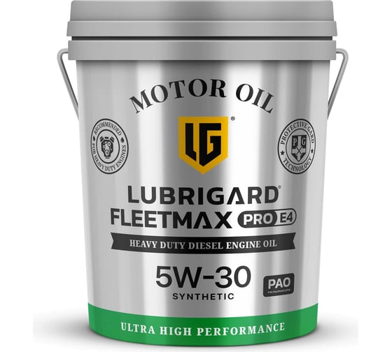Моторное масло для дизельных двигателей LUBRIGARD FLEETMAX PRO E4 5W-30 LGPFME4530CPL19