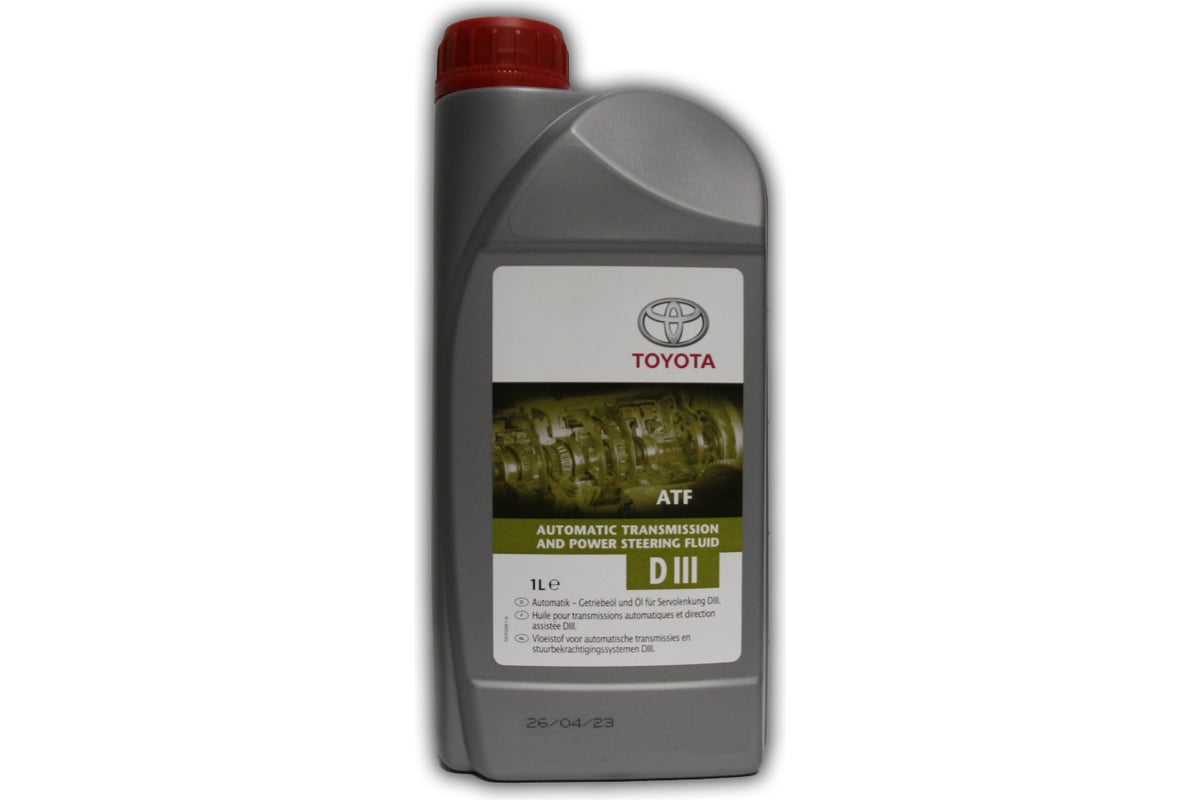 Трансмиссионное масло TOYOTA ATF D III 1л, Бельгия 08886-80506 ...