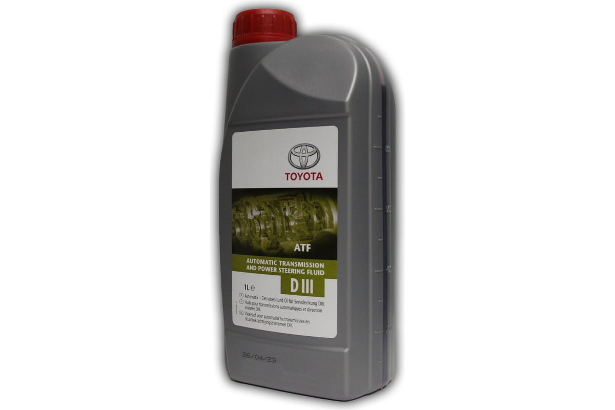 Трансмиссионное масло TOYOTA ATF D III 1л, Бельгия 08886-80506 ...