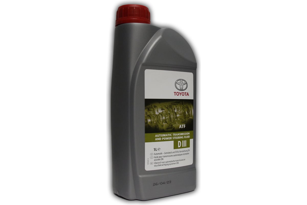 Трансмиссионное масло TOYOTA ATF D III 1л, Бельгия 08886-80506 ...
