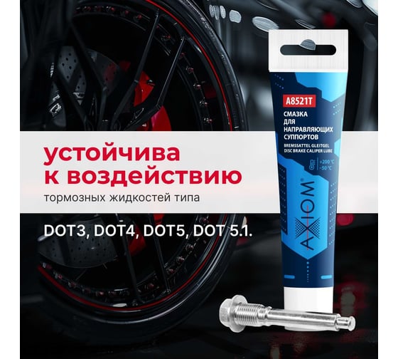 Смазка для направляющих суппортов AXIOM 20г A8521T