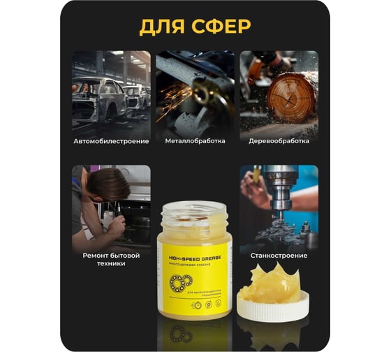 Смазка синтетическая эфирная ROX для шпиндельных и высокоскоростных подшипников качения и скольжения, 40 грамм R590