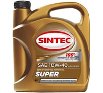 Масло полусинтетическое SINTEC SUPER Акция (4 л; 10W-40; SG/CD) Обнинскоргсинтез 801908