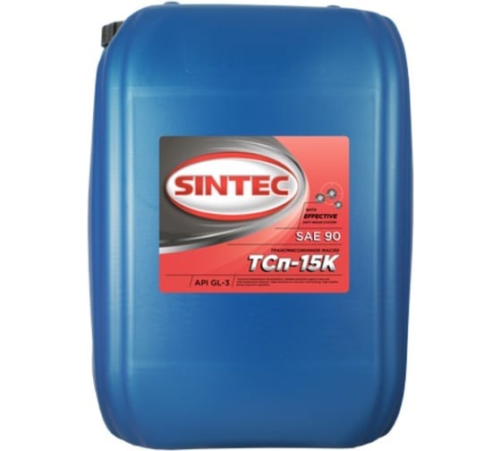 Масло минеральное трансмиссионное Sintec ТСП 15К (30 л; API GL-3; SAE 90) Обнинскоргсинтез 900278