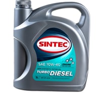 Масло полусинтетическое SINTEC TURBO DIESEL (5 л; 10W-40; CF-4/CF/SJ) Обнинскоргсинтез 122445