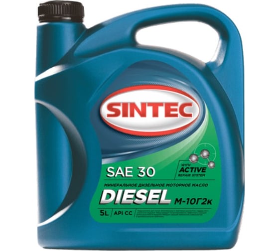 Масло моторное Sintec М10Г2к (5 л; СС; SAE 30) Обнинскоргсинтез 122428 1