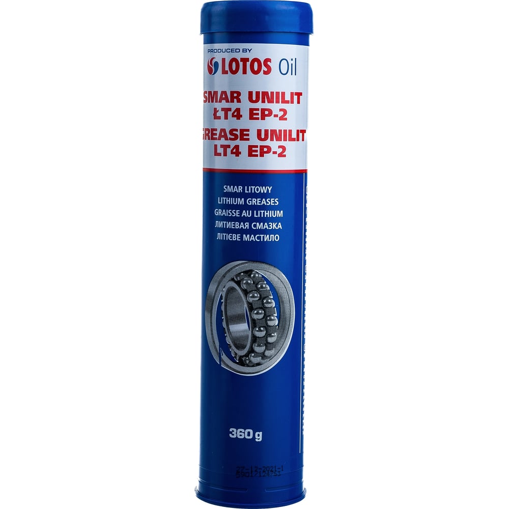 Смазка консистентная GREASE UNILIT LT4 EP 2 400 гр LOTOS WR3604810000