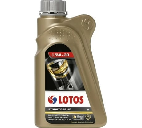 Моторное масло SYNTHETIC (1 л; 5W30; C2+C3) LOTOS WF-K104D90-0H0
