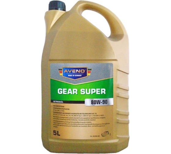 Масло минеральное трансмиссионное Gear Super (5 л; 80W-90; GL-4) AVENO 3022040-005